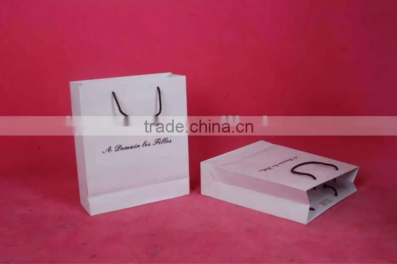 Customized laminated paper shopping bag