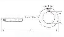 Steel electric galvanized wood Screw Eye Bolt in China rigging hardware manufacturer