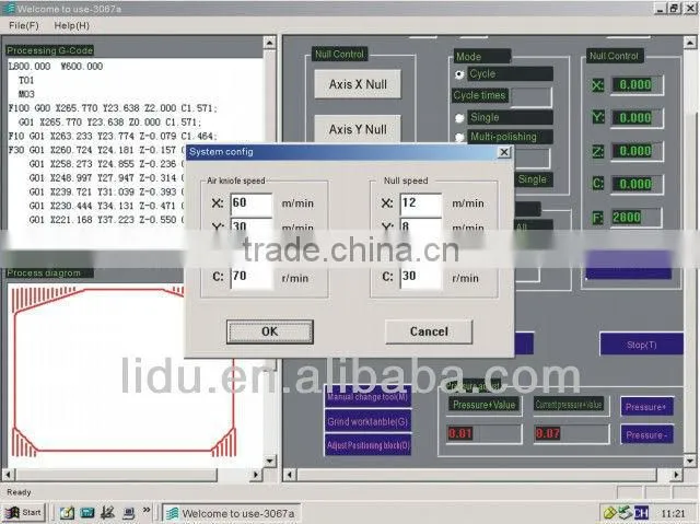 CNC Glass Engraving Equipment for door glass