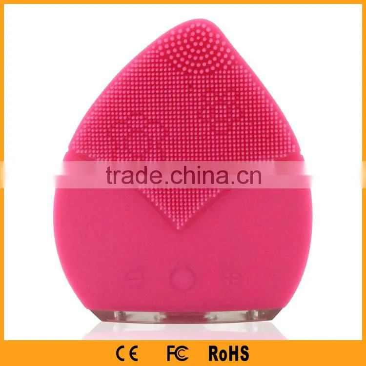 2015 Hot Deep Cleansing Silicone Electric Face Pack Brush