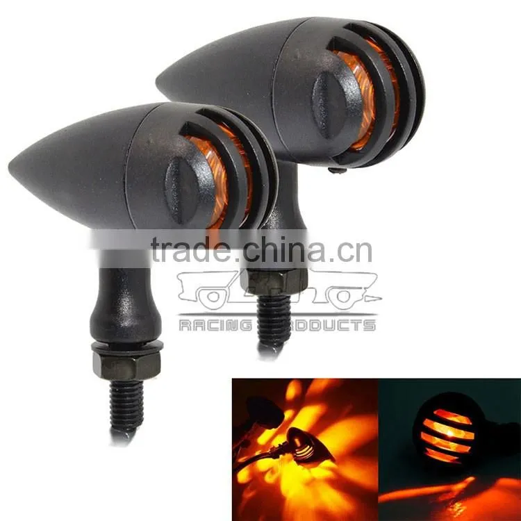 BJ-SL-063 Ultra Bright E-Mark Aluminum 12V Amber LED Motorcycle Turn Signal LED Light