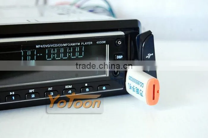 1 Din dvd player for car FM/AM Tuner Built-In USB Port/SD Card SlotDVD