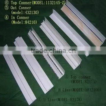 OUMEIJIA DECRATIVE PLASTIC PVC HIGH QUALITY CORNERS JOINT
