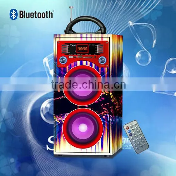 NT-WS001 USB TF FM wood speaker