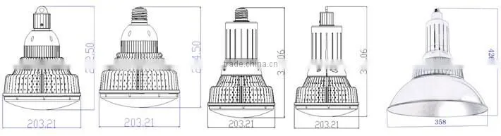 RCM SAA CE Rohs 70W dimmable led high bay china factory