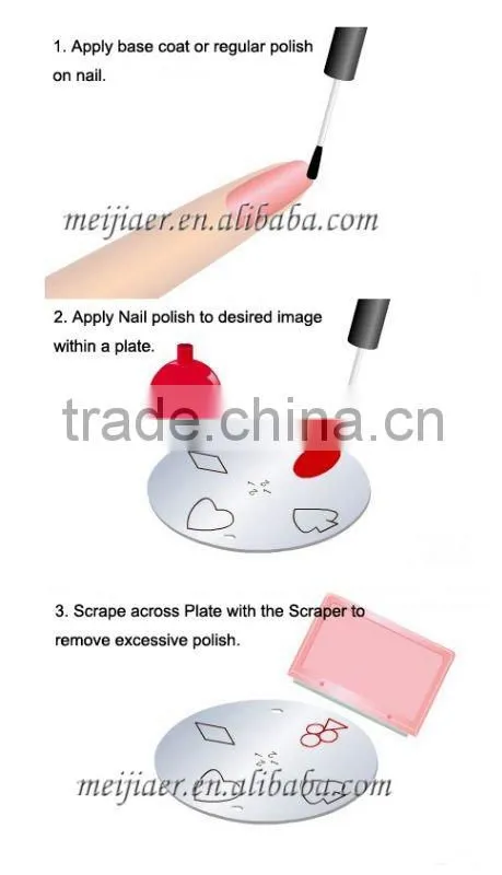 nail printer DIY flower Nail nail art stmaping set