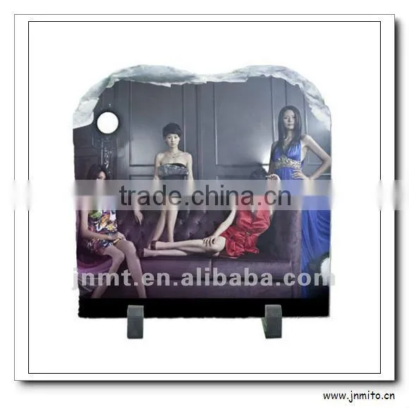 SH05 top opening medium size sublimation rock slate photo
