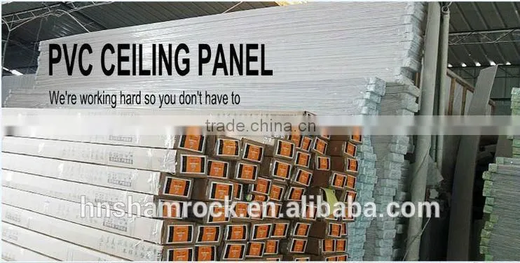Plastic Interior Material hot stamping pvc ceiling