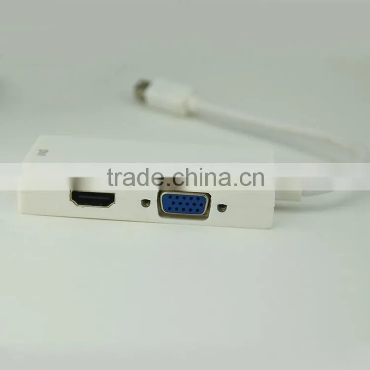 Custom made mini dp to dvi vga converter with high speed data transmission
