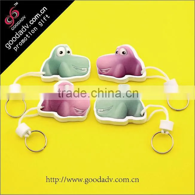 OEM wholesle EVA key chain/plastic key chain/eva float key chain