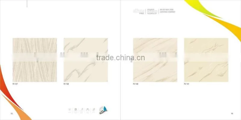Double loading polished porcelain tile for cystal 60x60cm