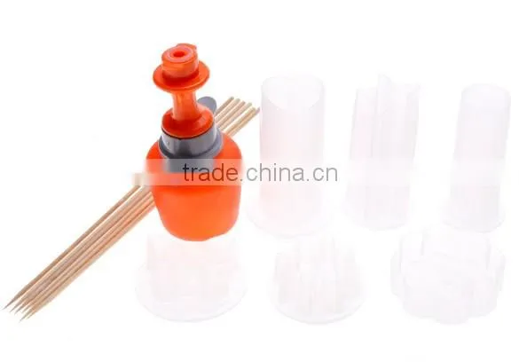 New Fashion Creative Kitchen Vegetable Fruit Plastic Fruit Shape Cutter Slicer Food Decorator Fruit Cutter SV018524