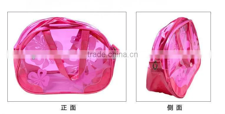 high quality clear pvc wash bag