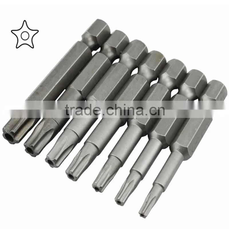 1/4 Inch Magnetic Pentacle Star Head Screwdriver Bits Electric Screwdriver Bit 50mm Length AR-56