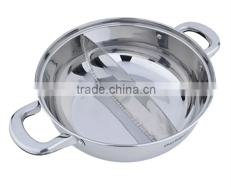 Charms stainless steel indian hot pot set