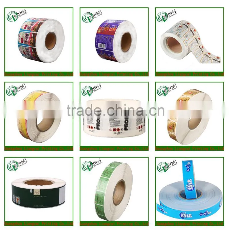 Qualified label hologram logo for cosmetic bottle/jar