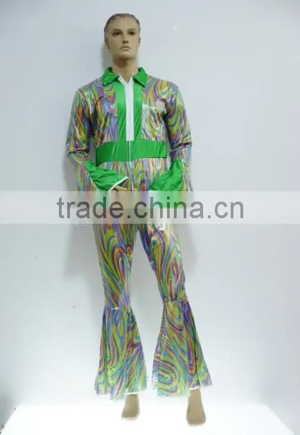 70'S Disco Suit Dancer Mens Fancy Dress 70s Party uniform instant costume