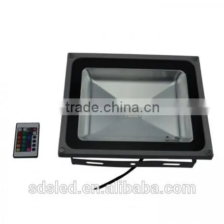 LED rgb led floodlight 50W IP65 Integrated Grey rgb led flood light