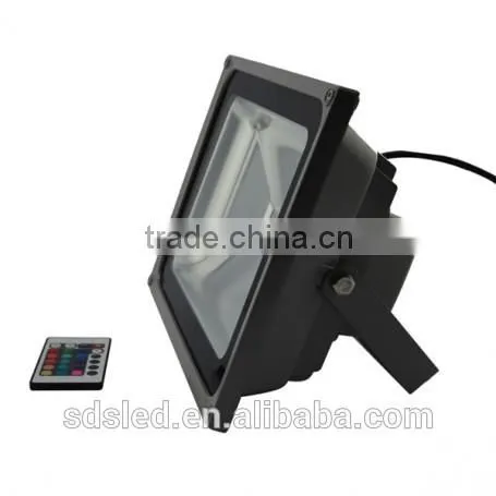 LED rgb led floodlight 50W IP65 Integrated Grey rgb led flood light