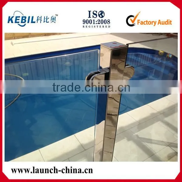 AISI304 Large Square Glass D Clamp for round Surface (G105R)
