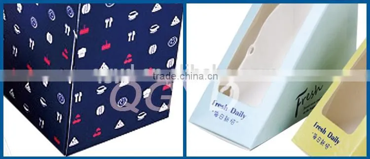 manufacturer custom food garde sandwich paper box