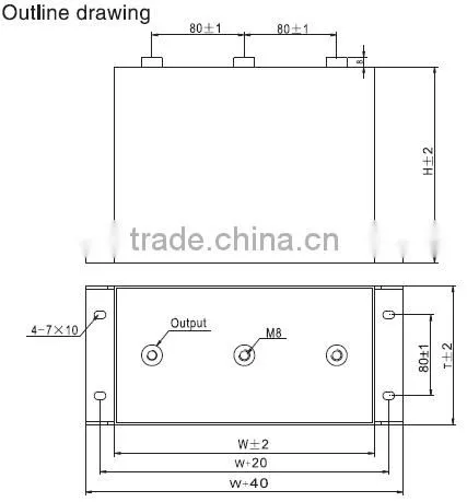 switched capacitor inverter, AC filter capacitor, 20uF 500V.AC