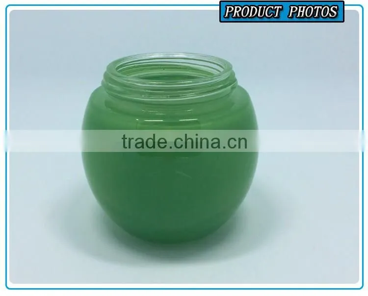 120ML empty green coloured facial mask glass jar