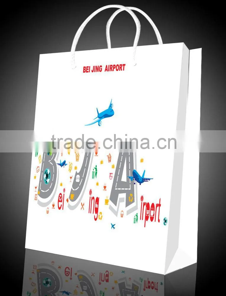 Custom Logo Printed brown craft gift shopping paper bag Wholesale
