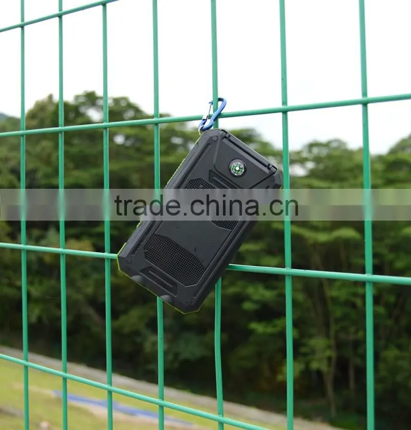 8000mAh flexible solar cell rohs power bank 4400mah