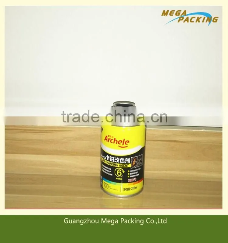 Spray paint color changing aerosol can/acrylic-based handy spray paint can