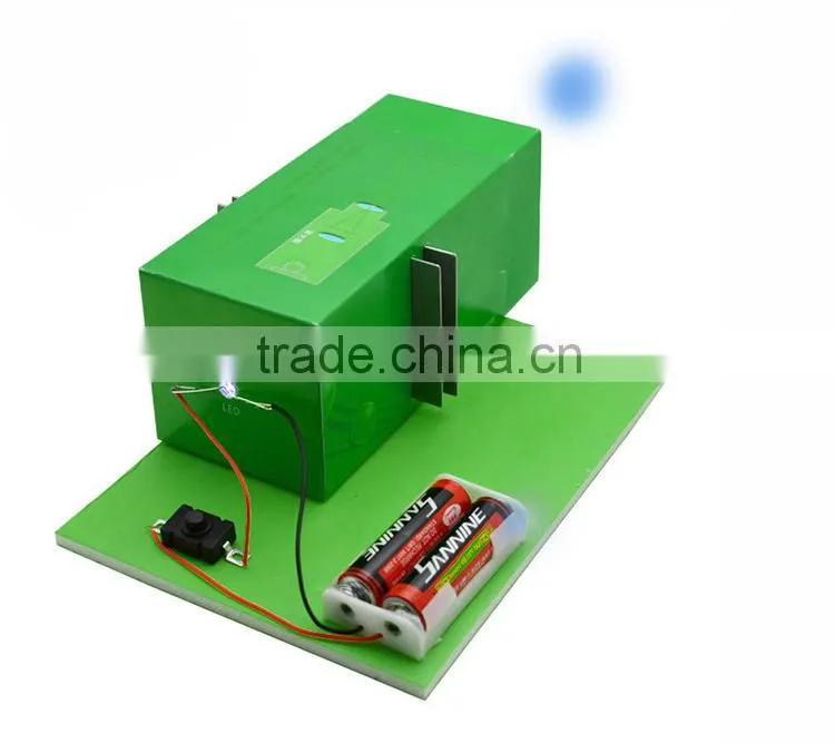 DIY lighter projector in school lesson of science Kits