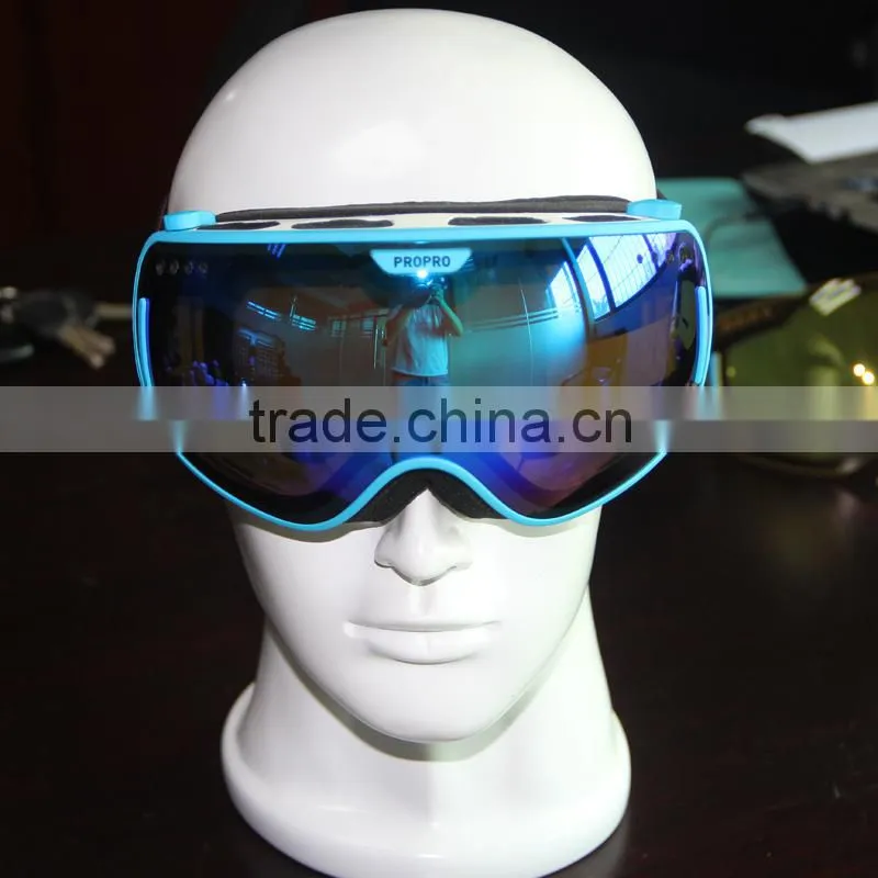 Unisex Adults Detachable Lens and Super Big Spherical REVO Goggles Snowmobile Ski Sunglasses & Snowboard Goggles