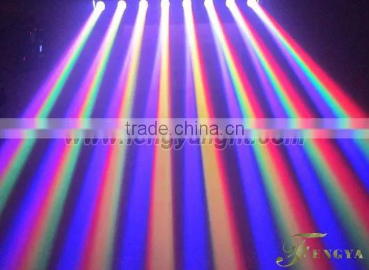 8pcs 10w 4in1 RGBW Led beam effect moving head light
