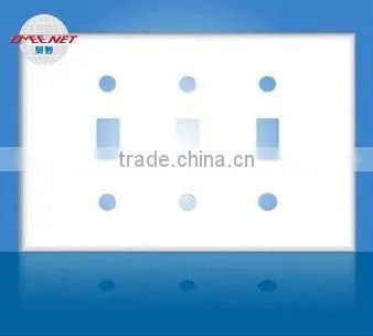 3 Gang Wall Toggle Switch faceplate
