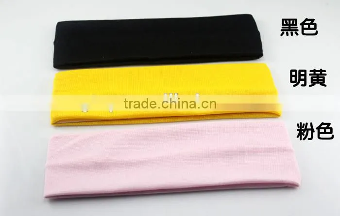 sweatband sport stretchy elastic headbands