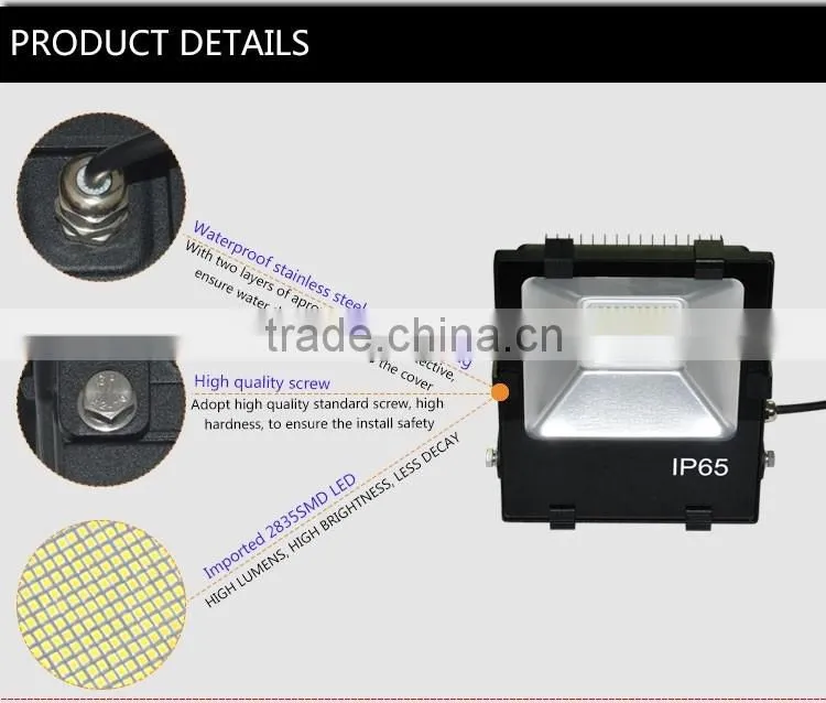 5Years Outdoor Lighting LED Street Lights 200W LED Flood Lights IP65 Waterproof
