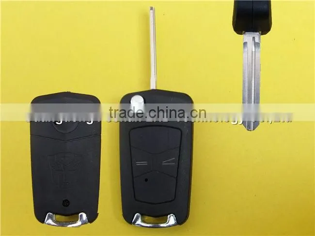 2 button flip folding car key remote shell case for Toyota key cover