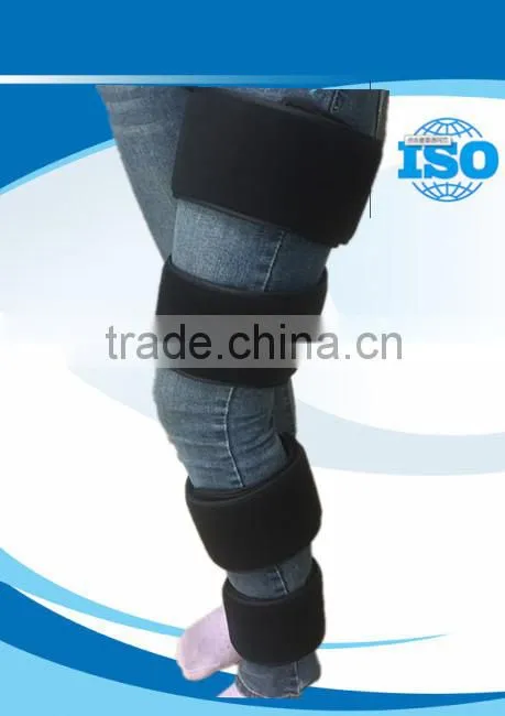 Adjustable angle lock orthopedic leg knee brace