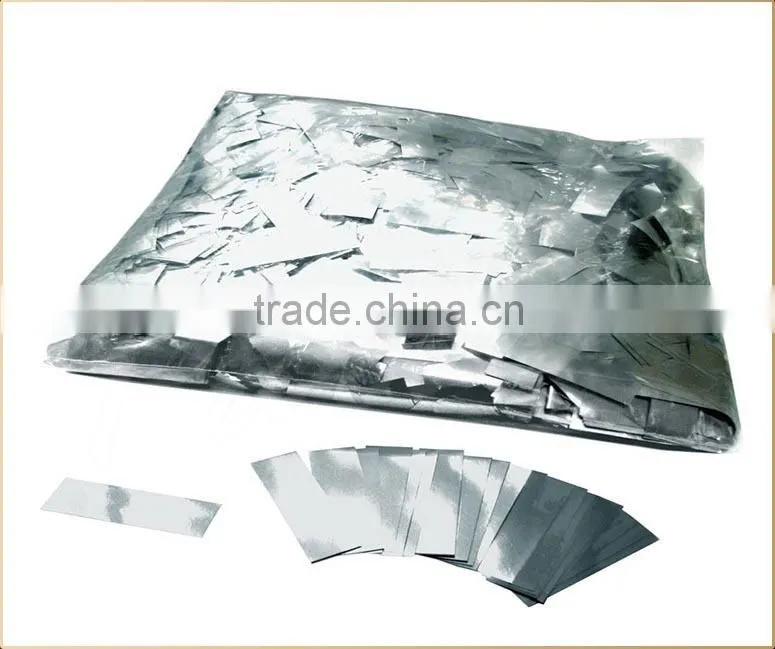 Hot tissue and metallic foil party diamond confetti paper