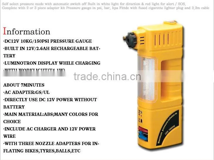 rechargeable mini air compressor(LS4016)