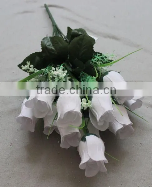 18 heads decoration cheap artificial flower rose bud