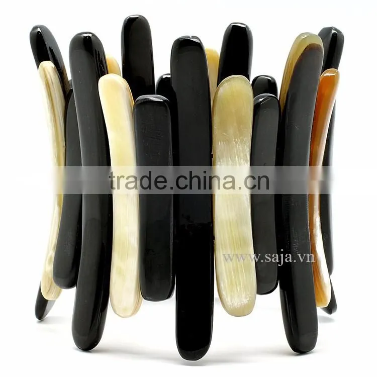 Buffalo horn jewelry , Buffalo horn bracelet SHB-537, 100% natural buffalo horn