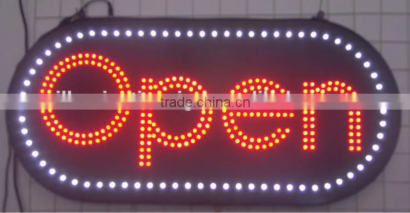 Wholesale Oval LED Open Window Sign