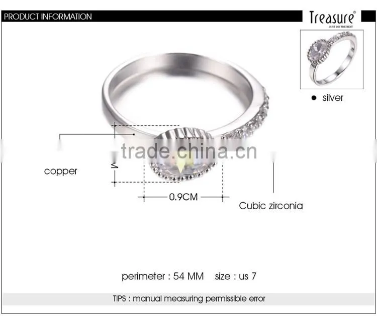 Wedding jewelry wholesale jewelry fashion 925 silver ring gold ring Luxury Fashion jewellry