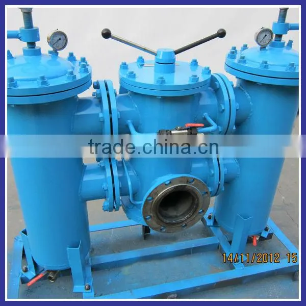 water treatment dupble set water filter for industry