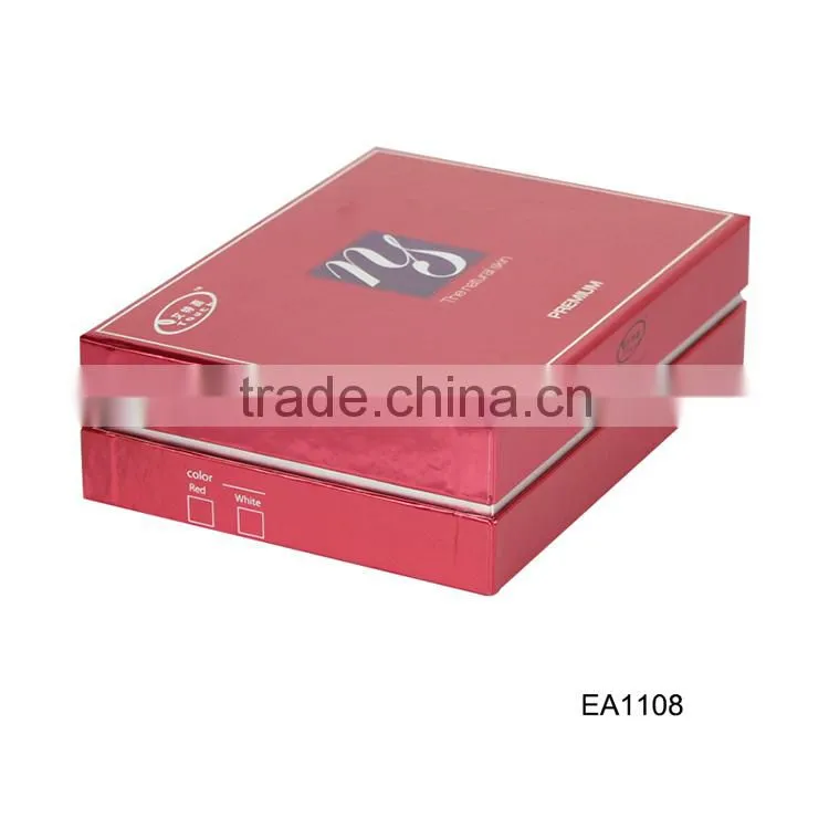Hard paper gift box manufacturer, with lid custom paper box