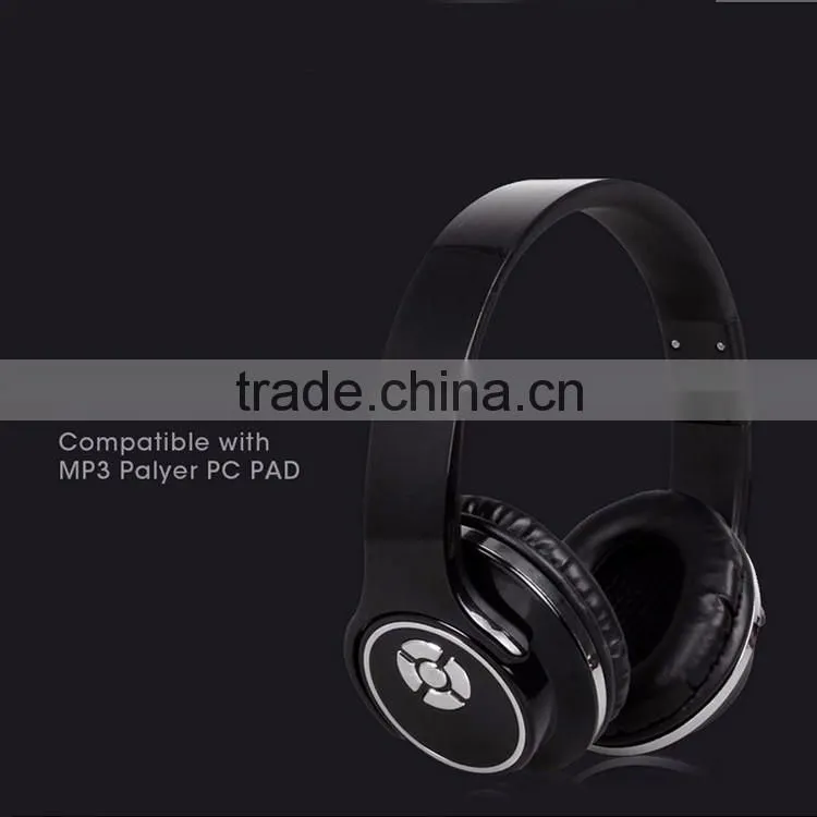 New 2016 business hot bluetooth v4.0 bluetooth headset sport bluetooth headphones with FM radio