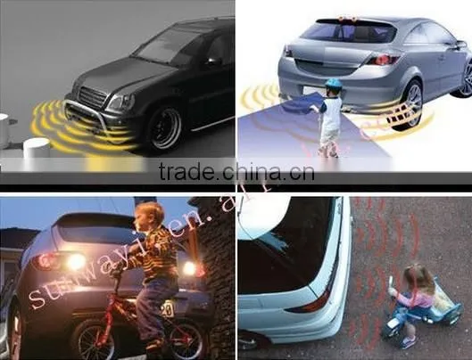 universal anti police 12V Car LED radar detector parking sensor front and rear