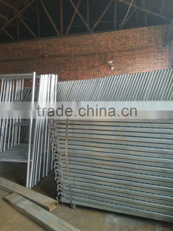 1524*1930mm Ladder scaffolding system with 480*1829mm steel plank