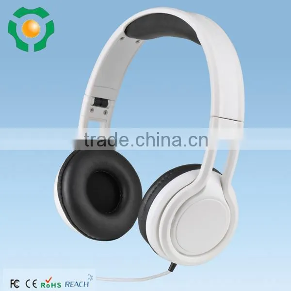 Stereo over head mobile phone headphone Noise Cancelling headphones